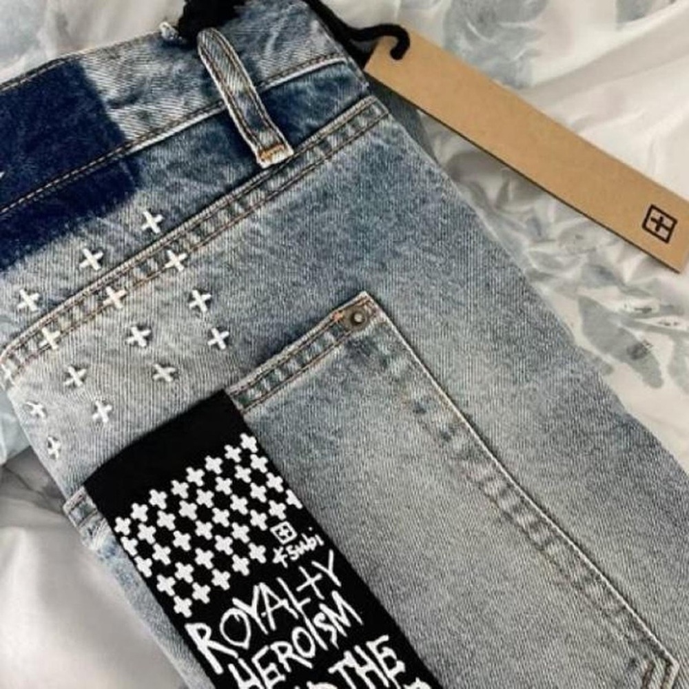 Ksubi straight leg jeans